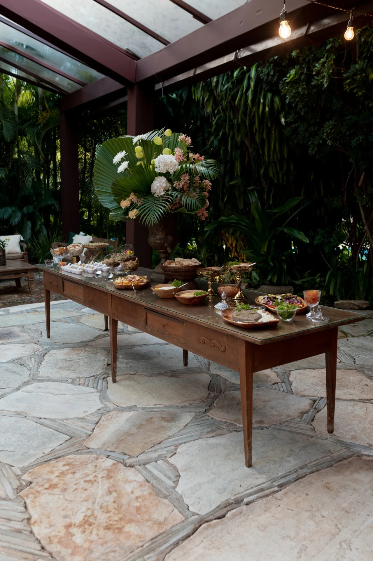 Buffet árabe do Manzil para casamento intimista em Brasília